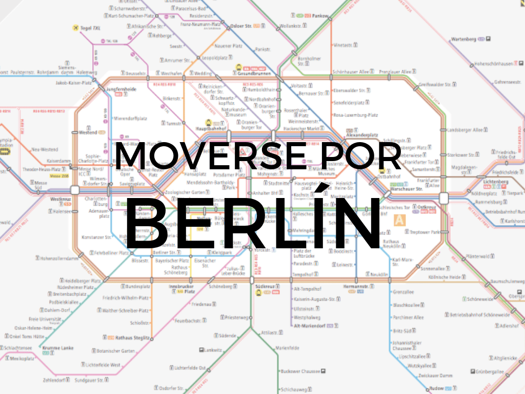 Moverse por Berlín transporte público y mapas